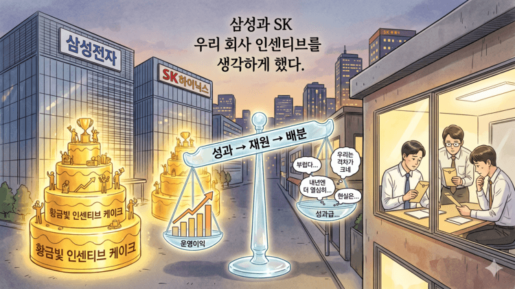 Cover Image for 삼성·SK 성과급이 던진 화두: 성과급 설계, '방식'보다 '재원'